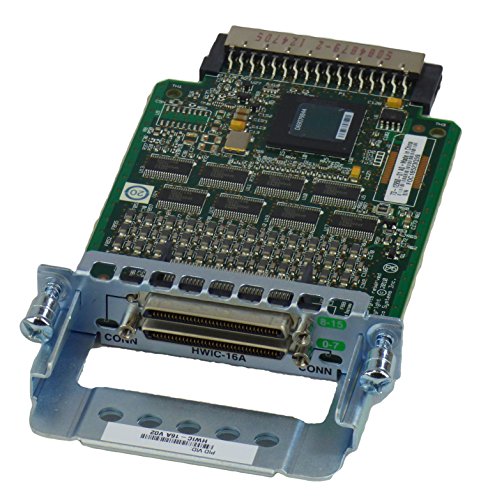 Cisco 16-Port Asynchronous High-Speed WAN Interface Card Schnittstellenkarte/Adapter - Schnittstellenkarten/Adapter (CardBus, 0,2304 Mbit/s, RS-232, Verkabelt, Plug-in, 230.4 Kbps) von CISCO DESIGNED