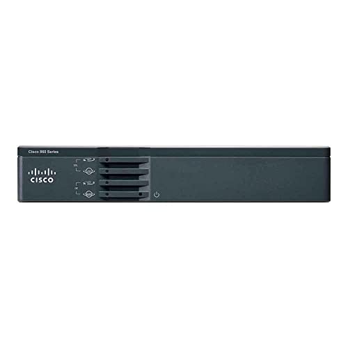 Cisco Systems 867 VAE Ethernet/LAN schwarz Router angeschlossen – Router verbunden (10,100,1000 Mbit/s, 10/100/1000Base-T (x), Ethernet (RJ-45), SNMP, SSH, schwarz, 1U), C867VAE-K9 von CISCO DESIGNED