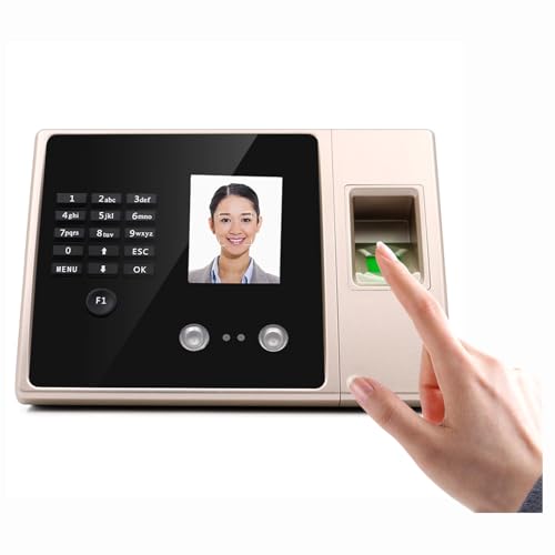CISIYOO Mitarbeiter-Zeituhr, für Mitarbeiter, Kleinunternehmen und Büro, Multi-Biometrisches Zeiterfassungsterminal mit Gesichtserkennung, Fingerabdruck, Eff Manage Mitarbeiteranwesenheit CISIYOO Mitarbeiter-Zeituhr, für Mitarbeiter, Kleinunternehmen und Büro, Multi-Biometrisches Zeiterfassungsterminal mit Gesichtserkennung, Fingerabdruck, Eff Manage Mitarbeiteranwesenheit von CISIYOO