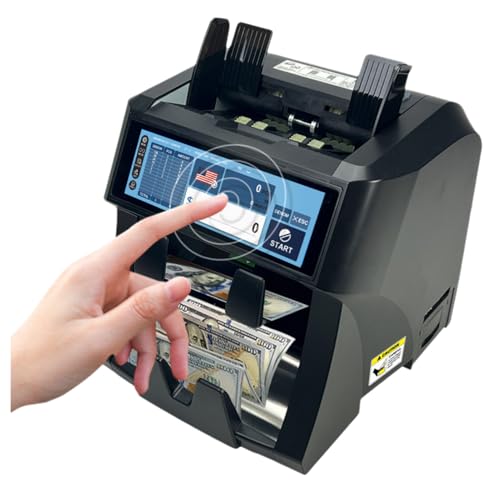 Geldzählmaschine Gemischte Stückelung, UV/MG/IR/MT/Dual CIS Falschgeld-Detektor, Bargeldzählmaschine, Banknotensortierer für gemischte Banknoten für GBP, EUR, USD Geldzählmaschine Gemischte Stückelung, UV/MG/IR/MT/Dual CIS Falschgeld-Detektor, Bargeldzählmaschine, Banknotensortierer für gemischte Banknoten für GBP, EUR, USD von CISIYOO