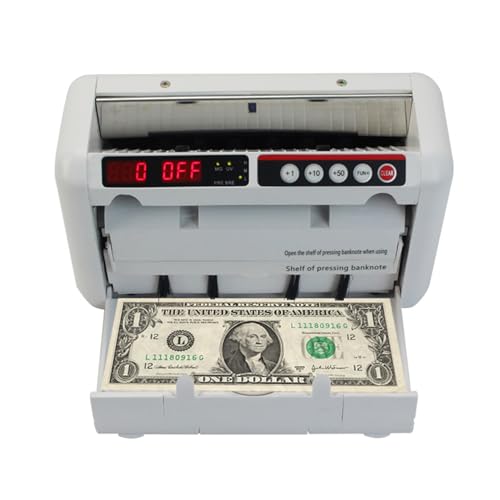 Geldzählmaschine wiederaufladbar, tragbare Rechnungskasse, Geldzählmaschine, mit U-V & MG Fälschungserkennung, Banknotenzähler Geldzählmaschine wiederaufladbar, tragbare Rechnungskasse, Geldzählmaschine, mit U-V & MG Fälschungserkennung, Banknotenzähler von CISIYOO