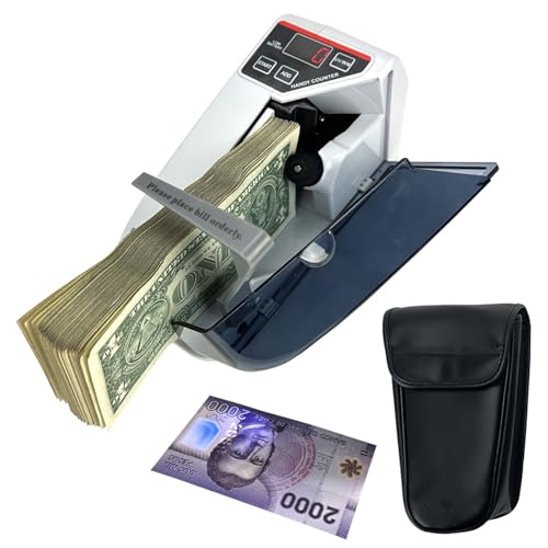 Tragbare Mini-Handgeldzählmaschine mit LED-Anzeige, UV-Gelddetektor, Geldzählmaschine, GBP, EUR, USD-Zählmaschine Tragbare Mini-Handgeldzählmaschine mit LED-Anzeige, UV-Gelddetektor, Geldzählmaschine, GBP, EUR, USD-Zählmaschine von CISIYOO