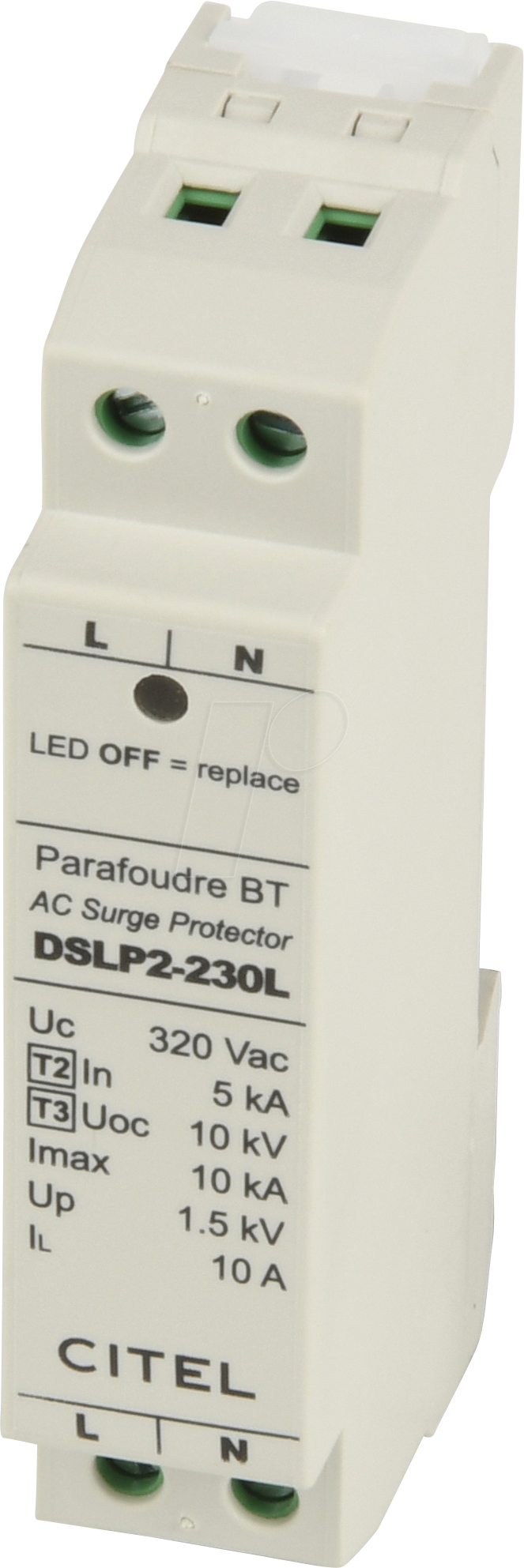 DSLP2-230L - Überspannungsschutz Typ 2+3, TN von CITEL ELECTRONICS