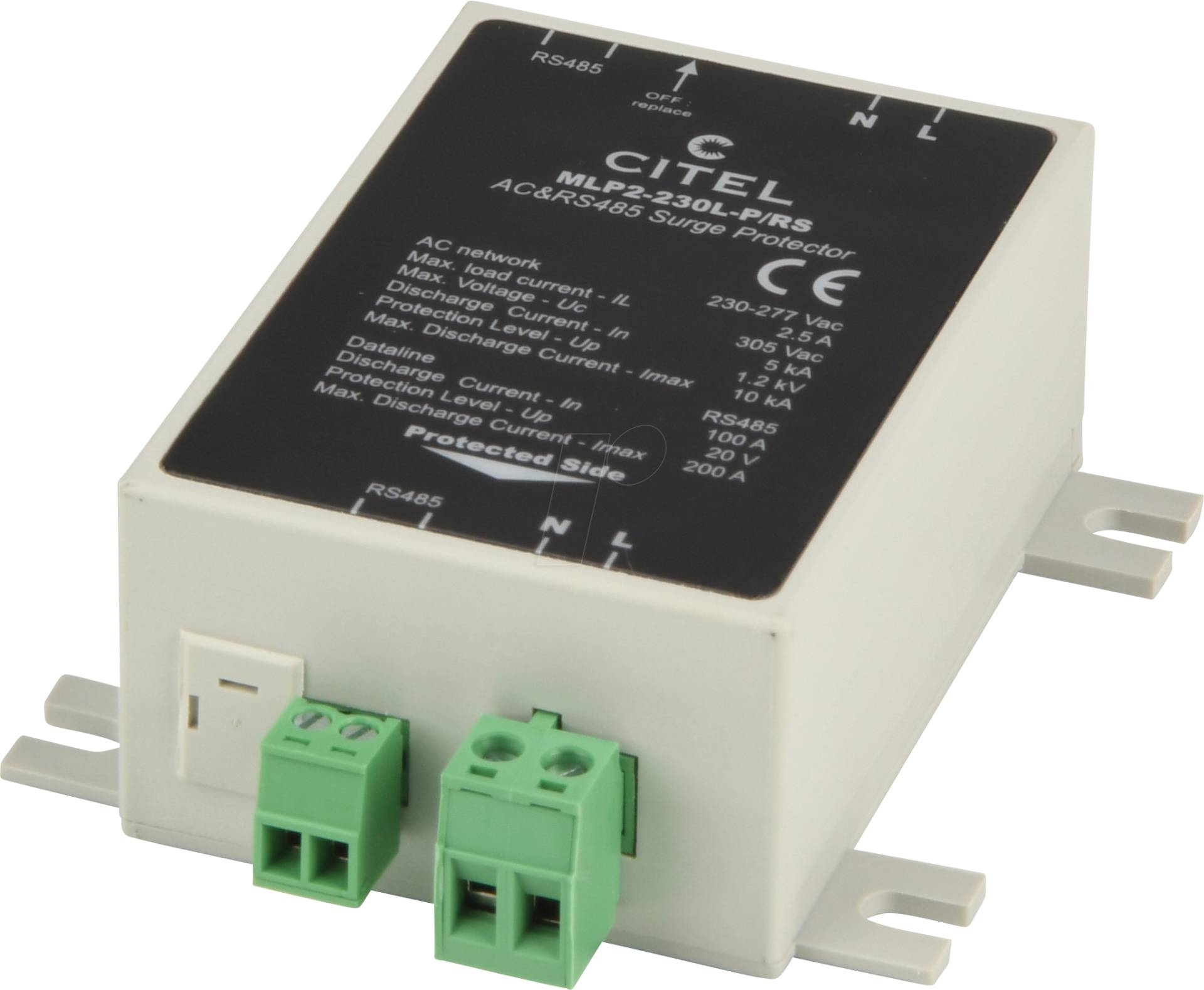 MLP2230LP/RS - SPD IP20 SKL II Schraubklemme DMX/1-10V MLP2230LP/RS - SPD IP20 SKL II Schraubklemme DMX/1-10V von CITEL ELECTRONICS
