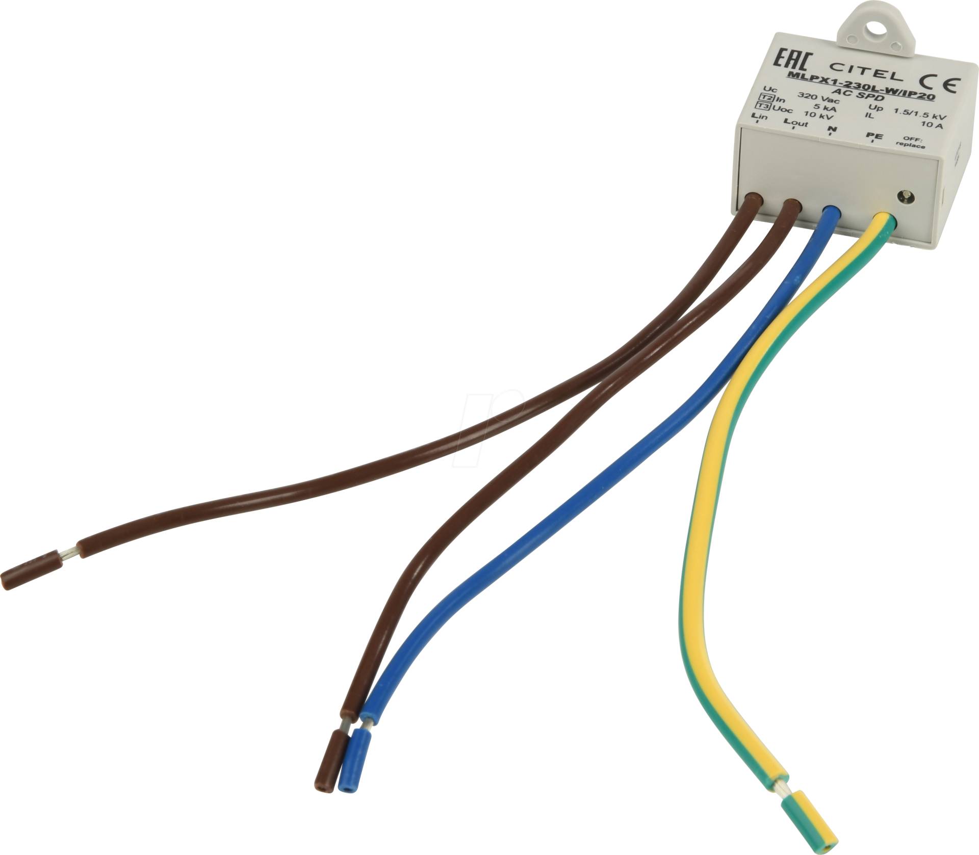 MLPX2230LW/IP - SPD IP20 SKL II Litze MLPX2230LW/IP - SPD IP20 SKL II Litze von CITEL ELECTRONICS