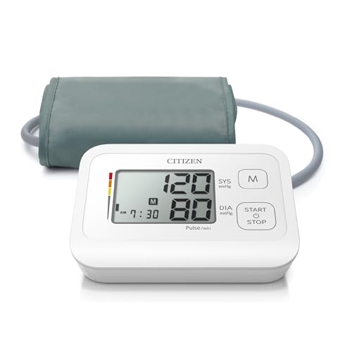 Citizen CHU305 Digitales Blutdruckmessgerät für zu Hause, mit breiter Manschette (22 – 42 cm), großem LCD-Display, Anzeige von Bluthochdruck Citizen CHU305 Digitales Blutdruckmessgerät für zu Hause, mit breiter Manschette (22 – 42 cm), großem LCD-Display, Anzeige von Bluthochdruck von CITIZEN