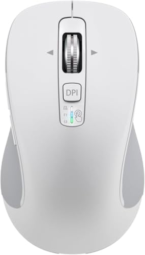 CITLLA Kabellose Maus für Laptop, Multi-Device Bluetooth Maus, 4 DPI Silent Mouse, 4-Wege Scrolling Ergonomisch Mice für Windows, Volle Größe Mäuse für Laptop PC Computer Tabletten von CITLLA
