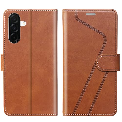CIVICASE A Schutzhülle für Samsung Galaxy A26 5G, Klapphülle mit RFID-blockierendem Kreditkartenfach, PU-Leder, passende Handyhülle für Samsung A26, Braun CIVICASE A Schutzhülle für Samsung Galaxy A26 5G, Klapphülle mit RFID-blockierendem Kreditkartenfach, PU-Leder, passende Handyhülle für Samsung A26, Braun von CIVICASE
