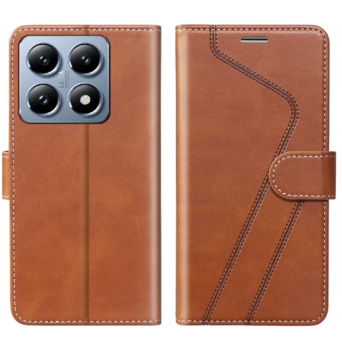 CIVICASE Schutzhülle für Xiaomi 14T Pro, PU-Leder, Klappetui, RFID-blockierend, Kreditkartenhalter, Folio, magnetischer Ständer, TPU, stoßfest, kompatibel mit Xiaomi 14T Pro, Braun CIVICASE Schutzhülle für Xiaomi 14T Pro, PU-Leder, Klappetui, RFID-blockierend, Kreditkartenhalter, Folio, magnetischer Ständer, TPU, stoßfest, kompatibel mit Xiaomi 14T Pro, Braun von CIVICASE