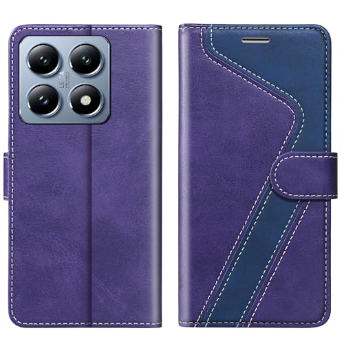 CIVICASE Schutzhülle für Xiaomi 14T Pro, PU-Leder, Klappetui, RFID-blockierend, Kreditkartenhalter, Folio, magnetischer Ständer, TPU, stoßfest, kompatibel mit Xiaomi 14T Pro, Lila / Blau CIVICASE Schutzhülle für Xiaomi 14T Pro, PU-Leder, Klappetui, RFID-blockierend, Kreditkartenhalter, Folio, magnetischer Ständer, TPU, stoßfest, kompatibel mit Xiaomi 14T Pro, Lila / Blau von CIVICASE