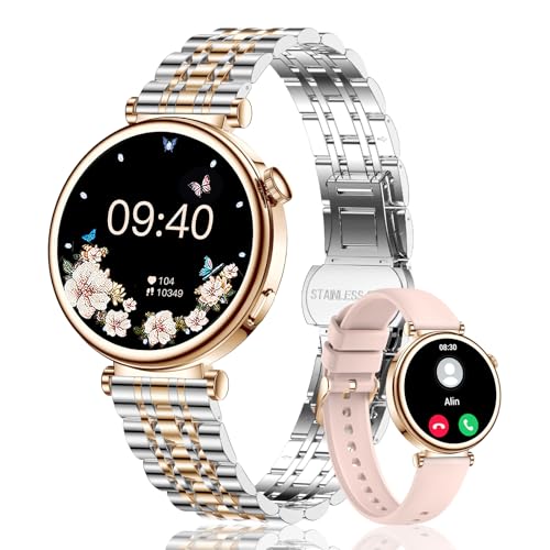 CIVO Smartwatch Damen Fitness Tracker: Rosegold Rund Fitnessuhr Wasserdicht IP67 - Blutdruckmessung Pulsuhr Smart Watch Kompatibel Android iOS CIVO Smartwatch Damen Fitness Tracker: Rosegold Rund Fitnessuhr Wasserdicht IP67 - Blutdruckmessung Pulsuhr Smart Watch Kompatibel Android iOS von CIVO