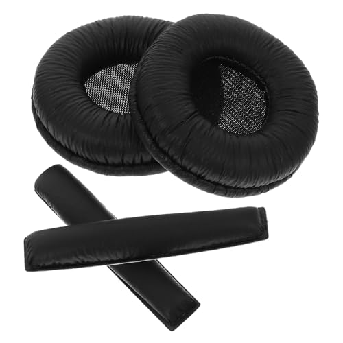 CIYODO 1 Satz Kopfhörer Baumwolle Bequeme Kopfhörer Austausch Der Kopfhörerpolster Draht Lärm Mikrofon Headset-Teile Zubehör Für Kopfhörer Bausatz Ohrhörer Studio-kopfhörer Schwamm Black von CIYODO