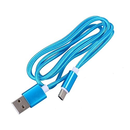 CIYODO 1M Kabel Nylon Geflochtenes Schnellladekabel für Schnelles Aufladen Datenübertragung Kompatibel mit Blau CIYODO 1M Kabel Nylon Geflochtenes Schnellladekabel für Schnelles Aufladen Datenübertragung Kompatibel mit Blau von CIYODO