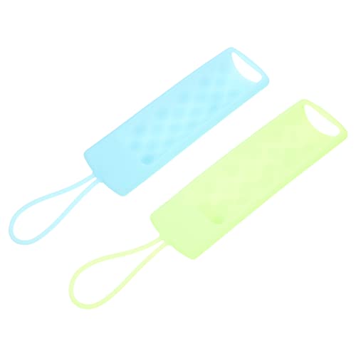 CIYODO 2 Stück Fernbedienungsschutz Hülle für Stick Silikon Schutzhülle Waschbar Stoßfest Flexible Praktische Fernbedienungsabdeckung Neongrün CIYODO 2 Stück Fernbedienungsschutz Hülle für Stick Silikon Schutzhülle Waschbar Stoßfest Flexible Praktische Fernbedienungsabdeckung Neongrün von CIYODO