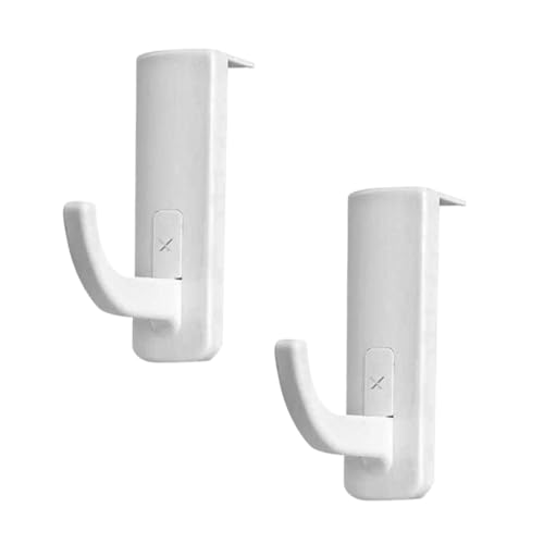 CIYODO 2 Stück Haken zum Aufhängen von Kopfhörern Kopfhörerwandmontage Headset-Halter mehrere kopfhörer aufbewahrung kopfhörer Stand Monitor Halterung kleiderbügel Kopfhörerhalter Weiß von CIYODO