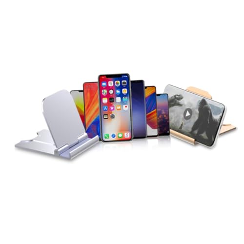 CIYODO 2 Stück Handy-Tablet-Halter Kreativ Tablet-ständer Universal- Smartphone Stand Für Telefone Falten Handyhalterung Mobiltelefonständer Für Den Schreibtisch Telefonständerhalter von CIYODO