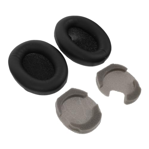 CIYODO 2 Stück Ohrenschützer Q Für Praktische Ohrhörer Schwamm-ohrpolster Pads Ersatz-ohrpolster Wireless Kopfhörer Ersatz-Headset-ohrpolster Ohrhörerpolster Headset-Kissen Schwarz Vlies CIYODO 2 Stück Ohrenschützer Q Für Praktische Ohrhörer Schwamm-ohrpolster Pads Ersatz-ohrpolster Wireless Kopfhörer Ersatz-Headset-ohrpolster Ohrhörerpolster Headset-Kissen Schwarz Vlies von CIYODO