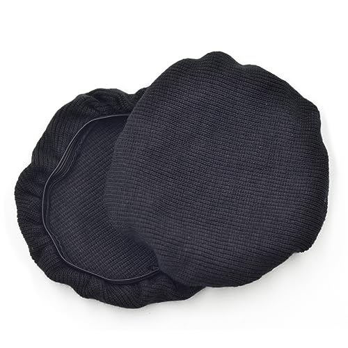 CIYODO 2 Stück Schutzumschlag Kopfhörerüberzüge für die Ohren Ohr Kopfhörer Pads Kopfhörer-Ohrabdeckungen Ohrpolster Abdeckung Hygienische Kopfhörer Abdeckung Kopfhörerabdeckung Black von CIYODO