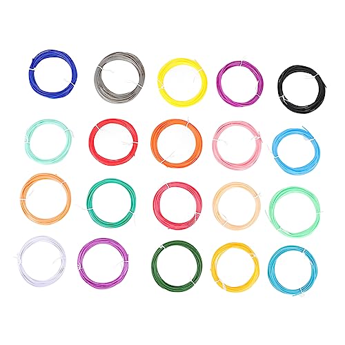 CIYODO 20 Stücke 3D Druckstift Verbrauchsmaterialien D Druckerfilamente Wiederverwendbare 3D Druckstiftfilamente Mehrfarbige Minen Massendruck 3D Pcl CIYODO 20 Stücke 3D Druckstift Verbrauchsmaterialien D Druckerfilamente Wiederverwendbare 3D Druckstiftfilamente Mehrfarbige Minen Massendruck 3D Pcl von CIYODO