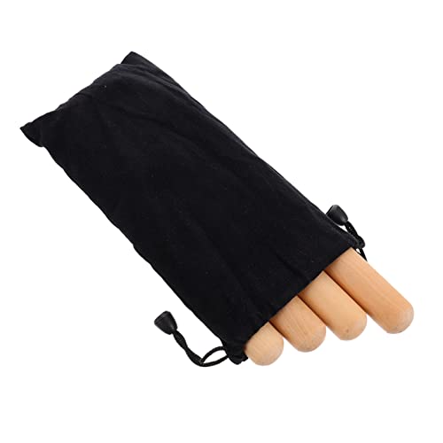 CIYODO 2Paare Holz Rhythmussticks mit Tragetasche Percussion Instrument für Jugendliche zur Des Rhythmusgefühls aus Hochwertigem Holz und Cajon CIYODO 2Paare Holz Rhythmussticks mit Tragetasche Percussion Instrument für Jugendliche zur Des Rhythmusgefühls aus Hochwertigem Holz und Cajon von CIYODO