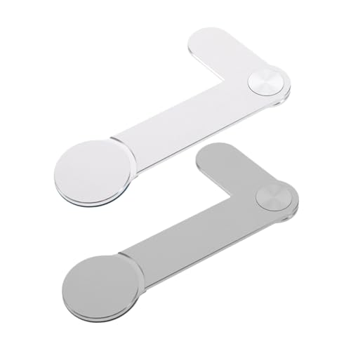 CIYODO 2Stücke Magnetische Laptop Handyhalterung Tragbarer Faltbarer Handyständer Verstellbarer Bildschirmhalter für Dualscreen Unterstützung Kompatibel mit Mehreren Geräten Stabil von CIYODO