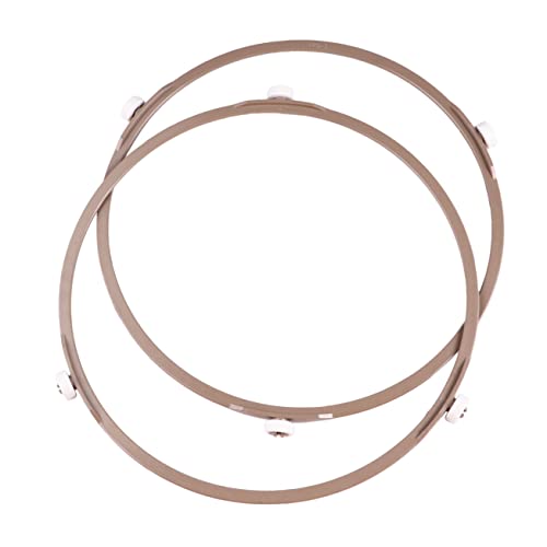 CIYODO Drehtellerring für Mikrowelle 2 Stück Kunststoffring Mikrowellenzubehör Drehteller hochfester Kunststoffträger CIYODO Drehtellerring für Mikrowelle 2 Stück Kunststoffring Mikrowellenzubehör Drehteller hochfester Kunststoffträger von CIYODO