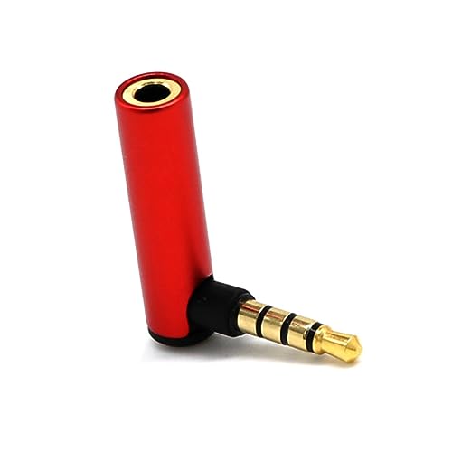 CIYODO 3 Stück 90 Handy-Headset-Adapter kopfhörer Klinkenstecker kopfhörer mit Klinkenstecker Audio-Stereo-Adapter Audio Adapter Kopfhöreradapter Adapterstecker für Kopfhörer von CIYODO