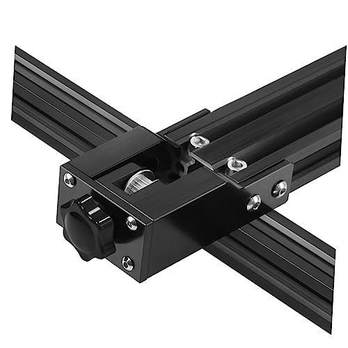 CIYODO 3D Zubehör Achsen Synchronriemenspanner Druckerzubehör 3D Druckerteile Zahnriemen Glättungsspanner Glättungsspanner Für Drucker Schwarze Aluminiumlegierung von CIYODO