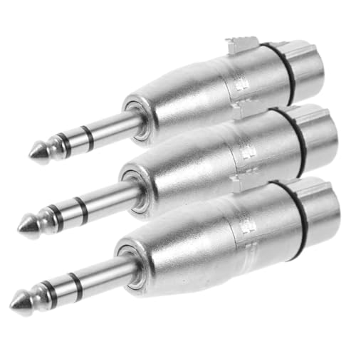 CIYODO 3Stücke Xlr Adapter Stereo Audio Adapter für Mikrofone Stereogeräte Stabiler Einfache Bedienung Langlebig Vielseitig Einsetzbar CIYODO 3Stücke Xlr Adapter Stereo Audio Adapter für Mikrofone Stereogeräte Stabiler Einfache Bedienung Langlebig Vielseitig Einsetzbar von CIYODO