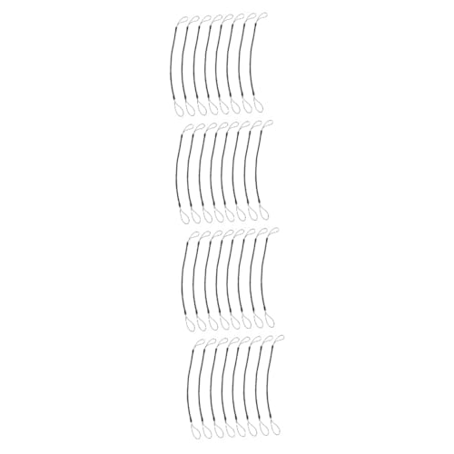 CIYODO 4 Sets Feder-Stylus-Stift-Lanyard – Verlorenes Seil Für Schlüsselanhänger Robustes Kunststoffmaterial Stretchseile Für Schreibwerkzeuge 8 Stück X 4 von CIYODO
