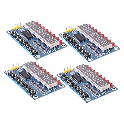 CIYODO 8-Bit-Digitalröhrenanzeigemodul 8 Tasten -Röhrenmodul für Mikrocontroller TM1638 kompatibel von CIYODO