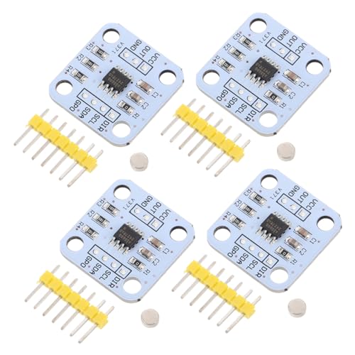 CIYODO 4 Teilige Magnetische Sensormodulplatinen Für Zu Hause Praktische Sensormodulplatinen Sensormodul Zur Reparatur Multifunktionale Sensormodulplatine Winkelsensor Silber von CIYODO