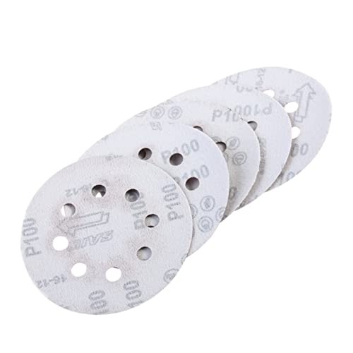 CIYODO 50 Stück 8 5 5 Zoll Schleifpapier Runde Schleifscheiben Klett-polierpads Die Schleifscheibe Schleifmaschine Oszillierendes Schleifpapier Schleifen Gepolstert Hoch Holzbearbeitung von CIYODO