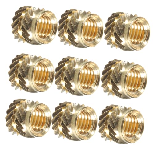 CIYODO 50-Teiliges Set 3D -Druckmuttern Gewindeeinsatzmuttern Muttern einsetzen Mutter einsetzen Einfügen Mutter mit Innengewinde Muttereinsätze Knurled -Einsatzmutter Kupfer Golden CIYODO 50-Teiliges Set 3D -Druckmuttern Gewindeeinsatzmuttern Muttern einsetzen Mutter einsetzen Einfügen Mutter mit Innengewinde Muttereinsätze Knurled -Einsatzmutter Kupfer Golden von CIYODO