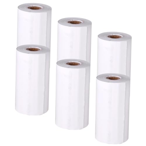 CIYODO 6 Rollen -druckpapier Kinderkamera Sofortbildkamera Thermodrucker Druckerpapier Sofortiges Nachfüllen Der Kamera Übertragungspapier Fotodrucker Thermopapier Weiß von CIYODO