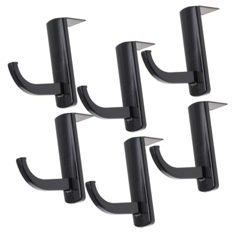 CIYODO 6 Stück Kopfhörerständer Im Internetcafé Kopfhörer Halterung Headset-aufhänger Aufhänger Für Headset-Halter Halter Für Kopfhörer Ständer Für Gaming-kopfhörer Plastik Black CIYODO 6 Stück Kopfhörerständer Im Internetcafé Kopfhörer Halterung Headset-aufhänger Aufhänger Für Headset-Halter Halter Für Kopfhörer Ständer Für Gaming-kopfhörer Plastik Black von CIYODO