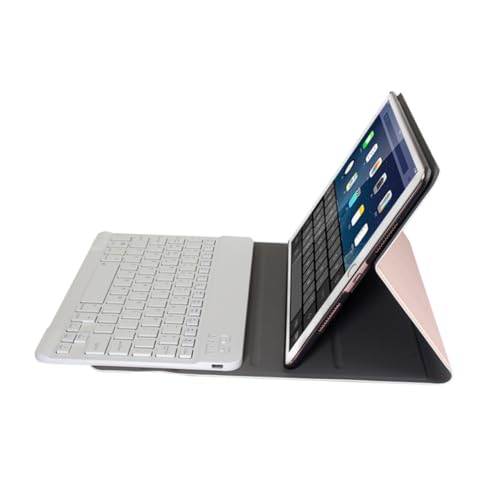 CIYODO Tablet Hülle mit Abnehmbarem Tastatur Keyboard PU Schutzcover Roségold Weiß Passend für Installieren CIYODO Tablet Hülle mit Abnehmbarem Tastatur Keyboard PU Schutzcover Roségold Weiß Passend für Installieren von CIYODO