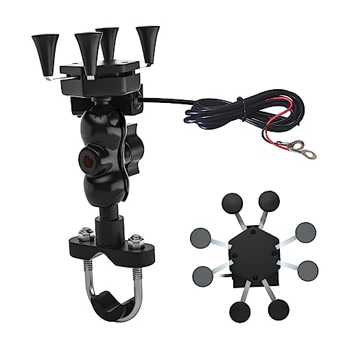 CIYODO handyhalter Telefonhalter Fahrradhalterung Motorrad Telefon Handy Halterung Handy ladegeräte telefonische Unterstützung Schnellladegerät Aluminiumlegierung Black CIYODO handyhalter Telefonhalter Fahrradhalterung Motorrad Telefon Handy Halterung Handy ladegeräte telefonische Unterstützung Schnellladegerät Aluminiumlegierung Black von CIYODO