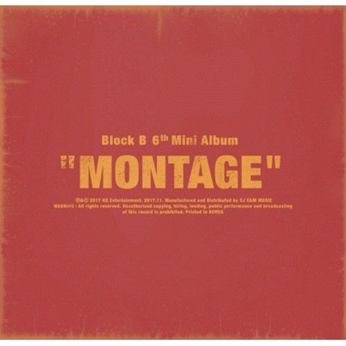 Block B - [Montage] 6th Mini Album CD+1p Poster(On-Pack)+72p Photobook+12p LyricBook+1p PhotoCard Sealed von CJ DIGITAL MUSIC