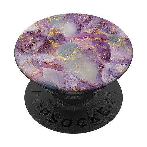 CJ Grips Aquarell Lila Abstrakt PopSockets Klebender PopGrip für Smartphones mit glatten, harten Plastikgehäusen von CJ Grips