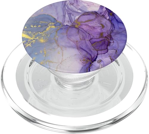 Aquarell Lila abstraktes Muster PopSockets PopGrip für MagSafe von CJ Grips
