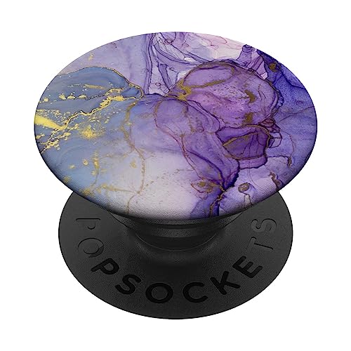 Aquarell Lila abstraktes Muster PopSockets mit austauschbarem PopGrip von CJ Grips