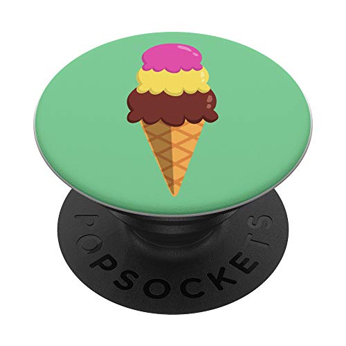 Eis Eiscreme - PopSockets Ausziehbarer Sockel und Griff für Smartphones und Tablets von CJ Grips