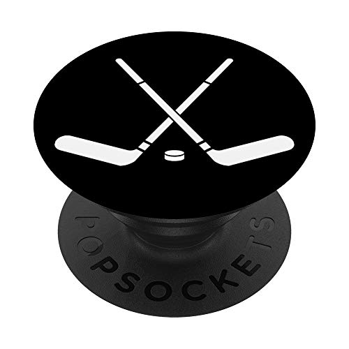 Eishockey PopSockets PopGrip: Ausziehbarer Sockel und Griff für Handys/Tablets mit Tauschbarem Top von CJ Grips