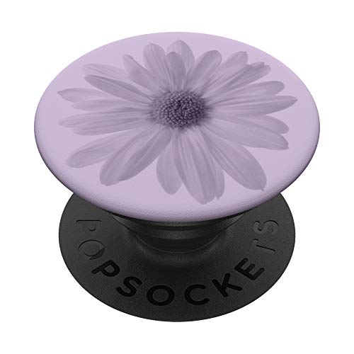 Gänseblümchen Lila PopSockets PopGrip: Ausziehbarer Sockel und Griff für Handys/Tablets mit Tauschbarem Top von CJ Grips