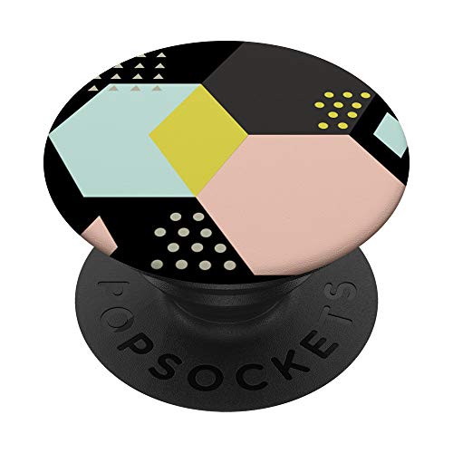 Geometrisches Muster PopSockets mit austauschbarem PopGrip von CJ Grips