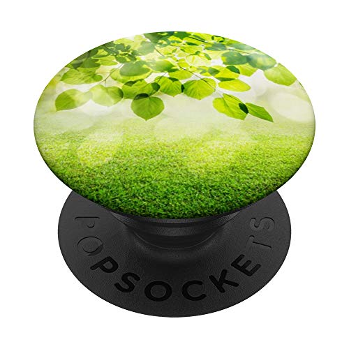 Natur Grasblätter grün PopSockets mit austauschbarem PopGrip von CJ Grips