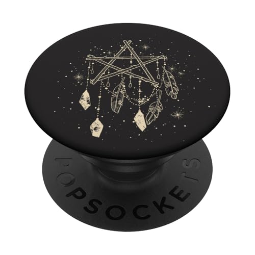 CJ Grips Pentagramm Traumfänger Hexe PopSockets Klebender PopGrip Schwarz CJ Grips Pentagramm Traumfänger Hexe PopSockets Klebender PopGrip Schwarz von CJ Grips