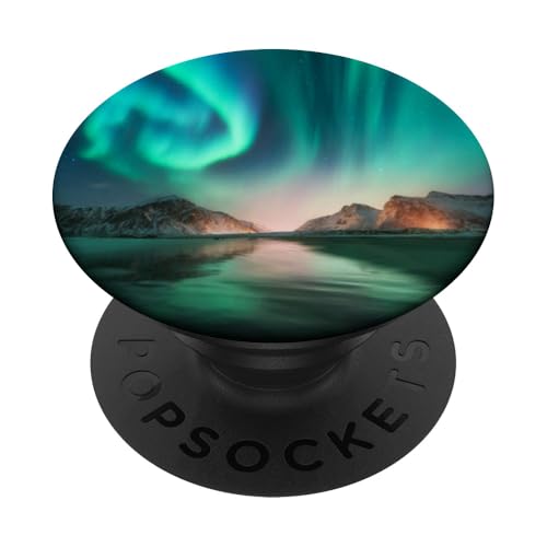 Polarlichter von Northern PopSockets Klebender PopGrip Polarlichter von Northern PopSockets Klebender PopGrip von CJ Grips