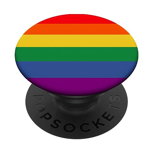 Regenbogen Farben LGBT PopSockets mit austauschbarem PopGrip von CJ Grips